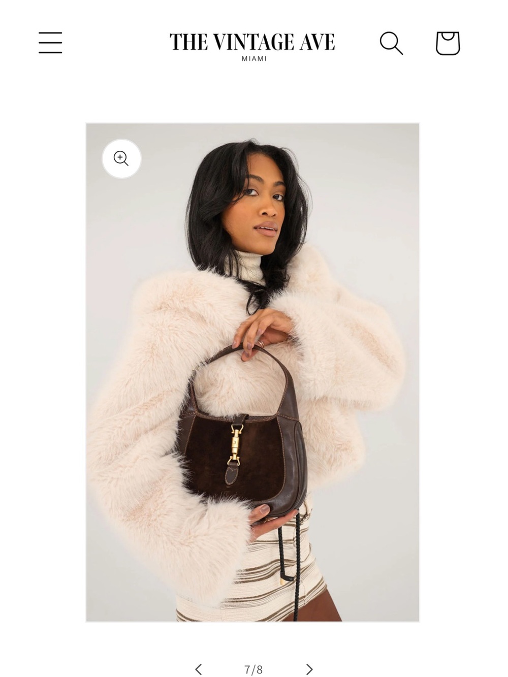 Gucci Suede 1961 jackie bag - Picture 8 of 10